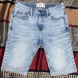 Abercrombie boy jean shorts